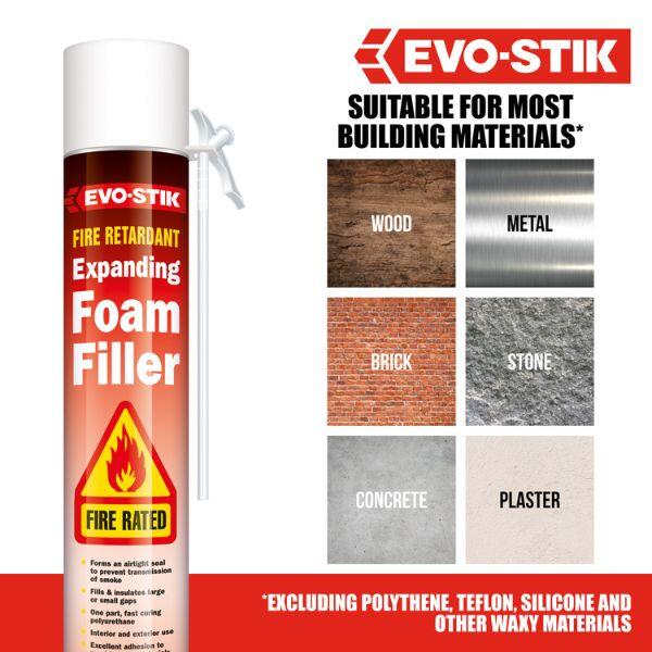 EVO-STIK Fire Retardant Expanding Foam Filler 6