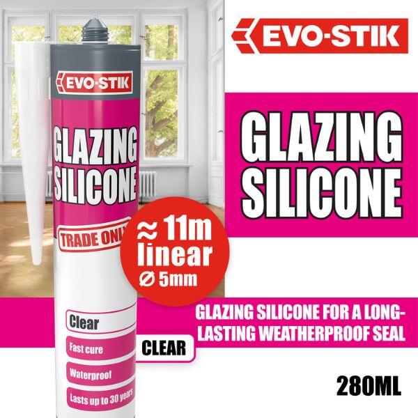 EVO-STIK Glazing Silicone Sealant 2
