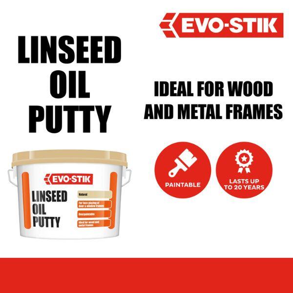 EVO-STIK Linseed Oil Putty 3